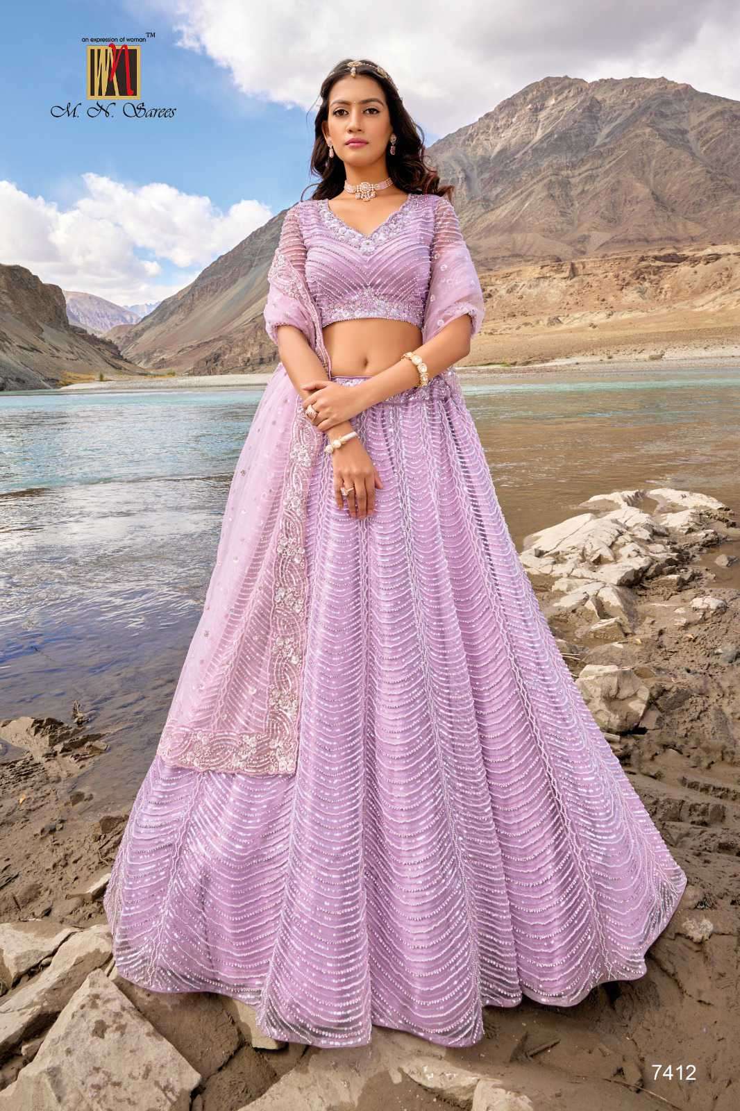 Wedding Designer Bridal Lehenga Choli 7412