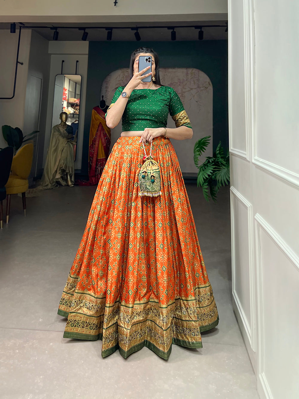 Patola Print Lehenga Choli