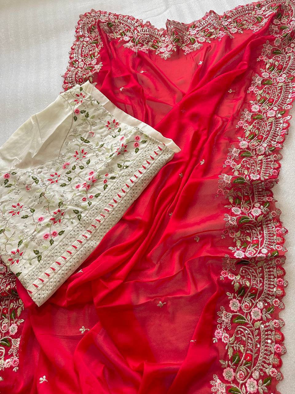 Sequins Saree