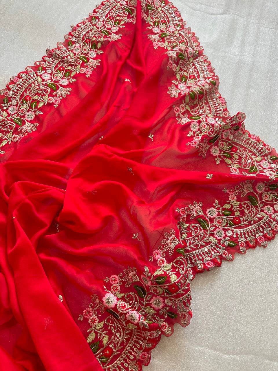 Sequins Saree