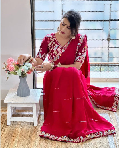 Chiffon Saree