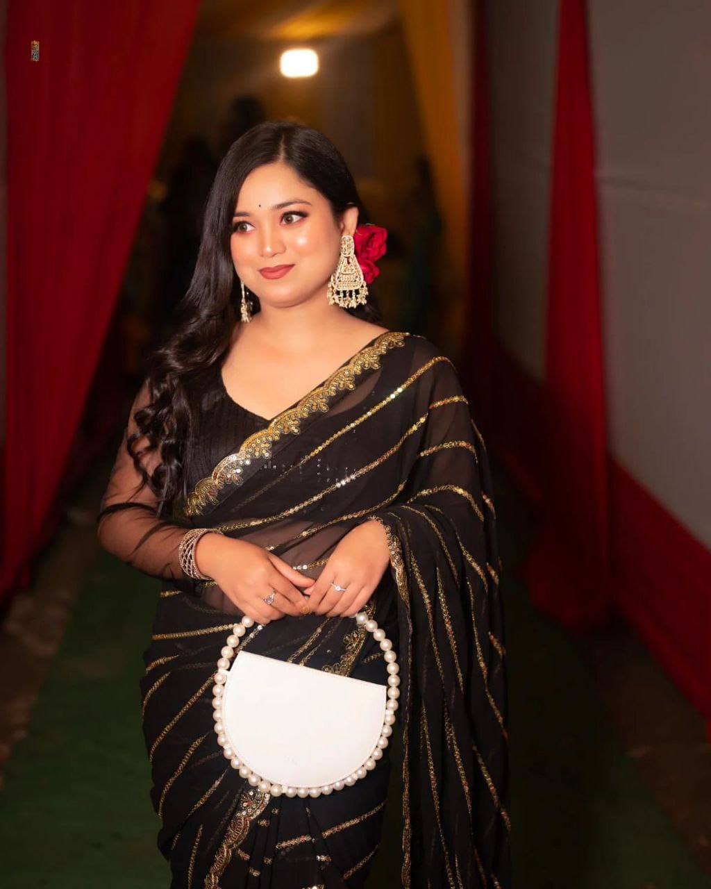Sequins Saree