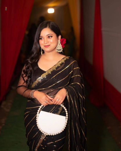 Sequins Saree
