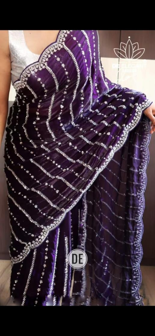 Sequins Saree