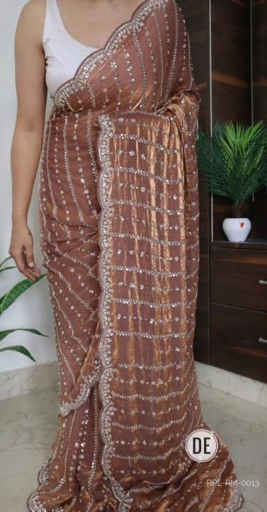Sequins Saree