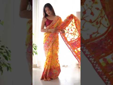 KASHMIRI SPECIAL SLAB PASHMINA KACHI SAREE