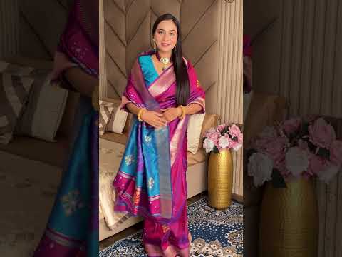 Wine Pink Soft Silk Ikkat Zari Patola Soft Silk Saree