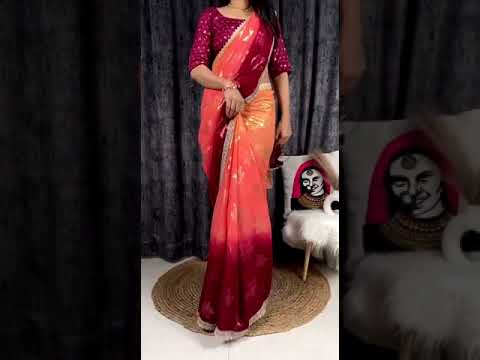 Party Wear Georgette Padding Saree