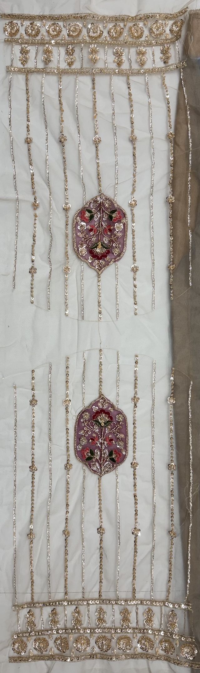 Chiku Pure Heavy Net Motif Handwork Zari Sequins Work Bridal Lehenga Choli
