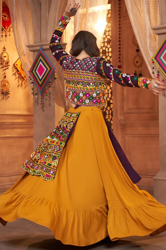 Beautiful Designer Navratri Koti Style Special Chaniya Choli