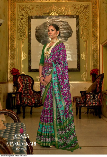 Rewaa Mangalkari Patola Silk Saree (1595x12)