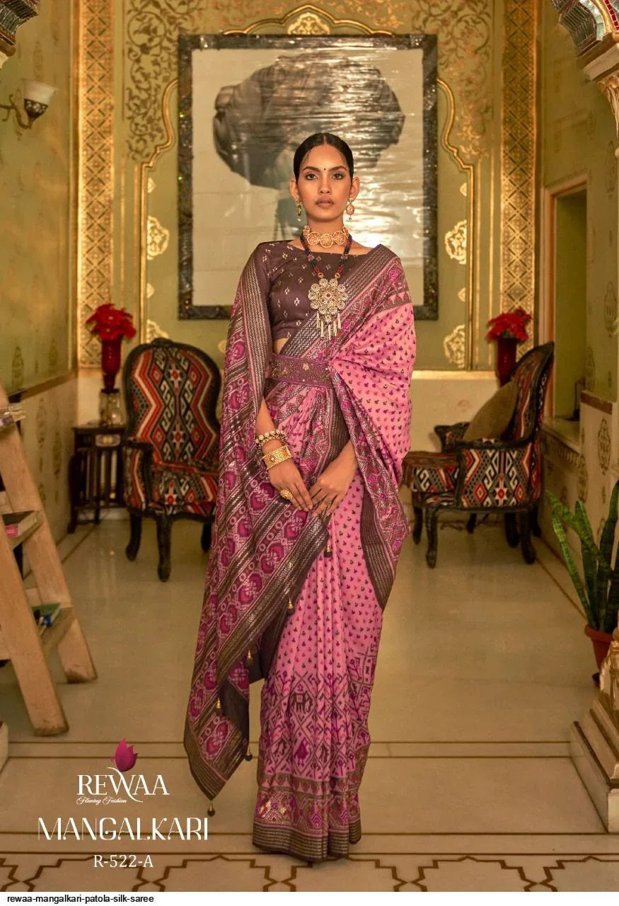 Rewaa Mangalkari Patola Silk Saree (1595x12)
