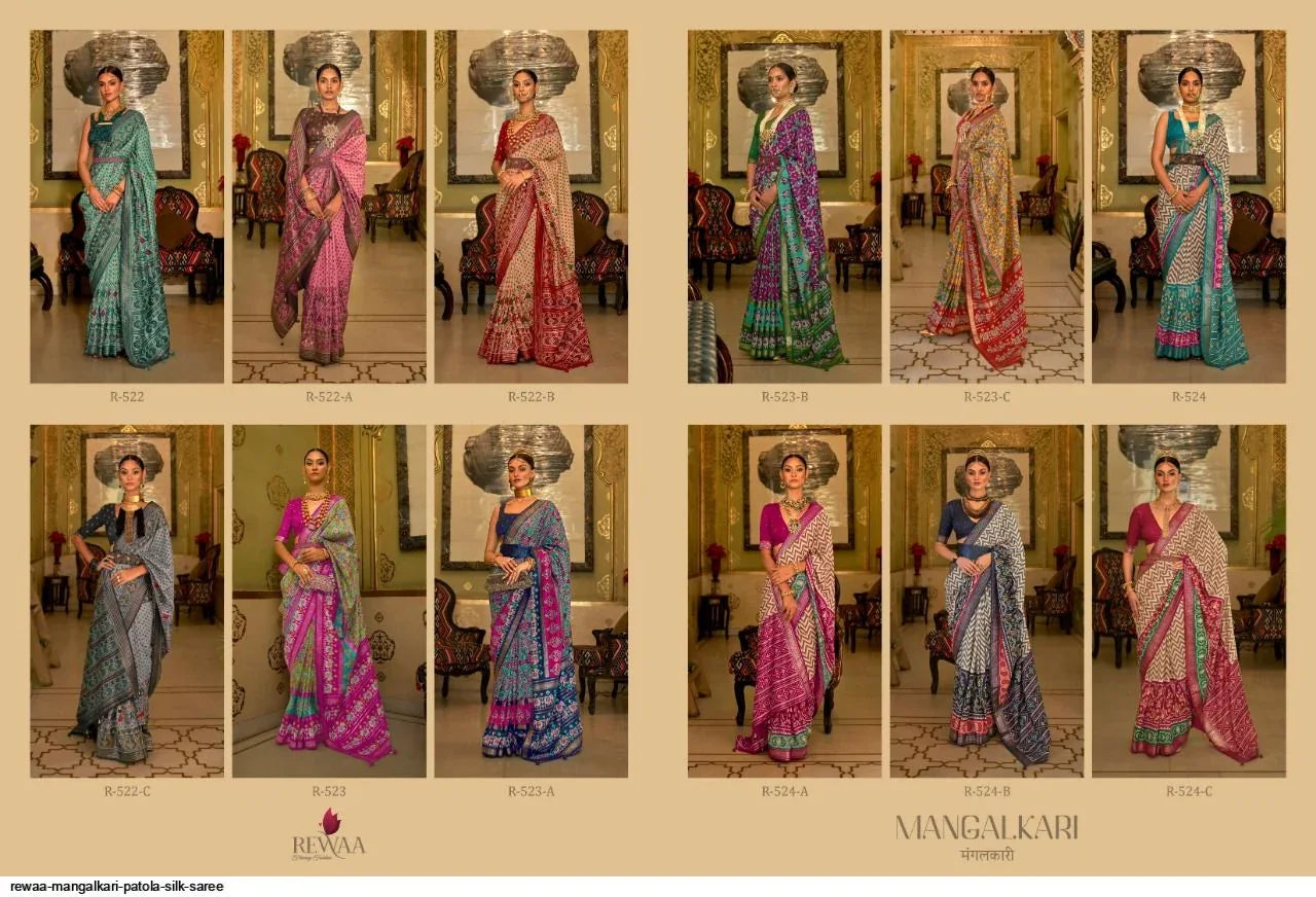 Rewaa Mangalkari Patola Silk Saree (1595x12)