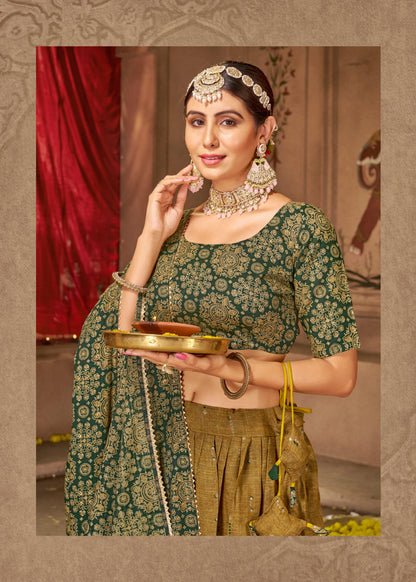 Beautiful Traditional Shubharambh Cotton Lehenga Choli - Anant Exports