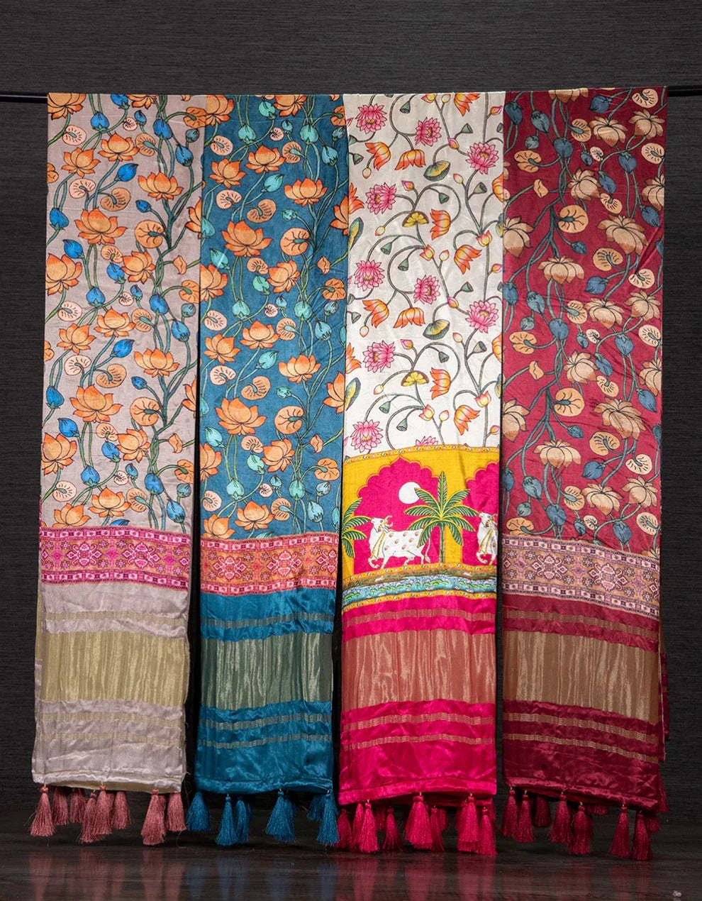 Beautiful Designer Pure Gaji Silk Wedding Duppatta