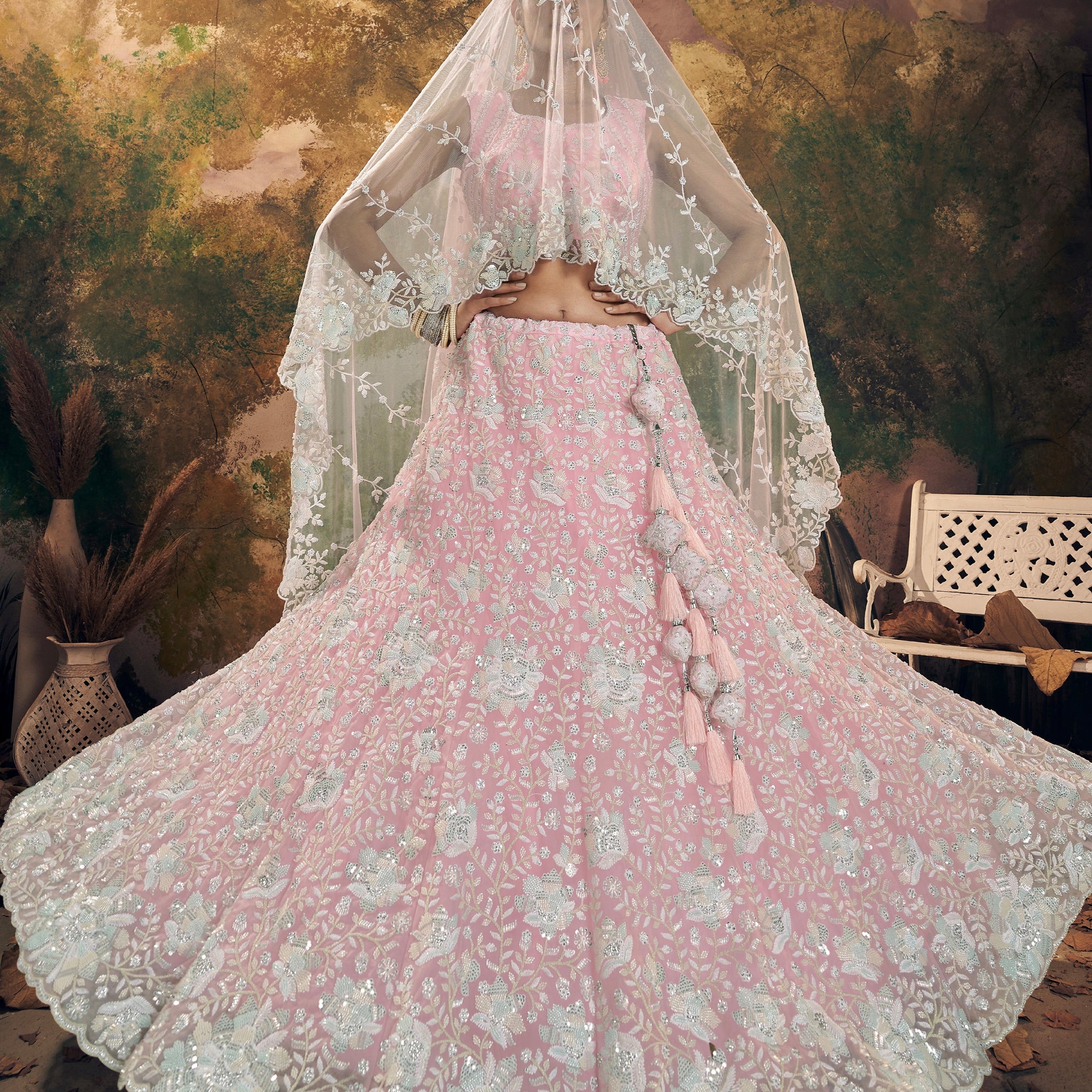Beautiful Designer Wedding Wear Latest Bridal Lehenga Choli