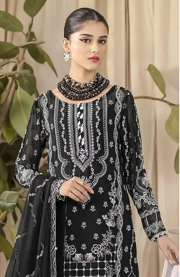 Beautiful Heavy Georgette Pakistani Georgette Suit Design K - 1871