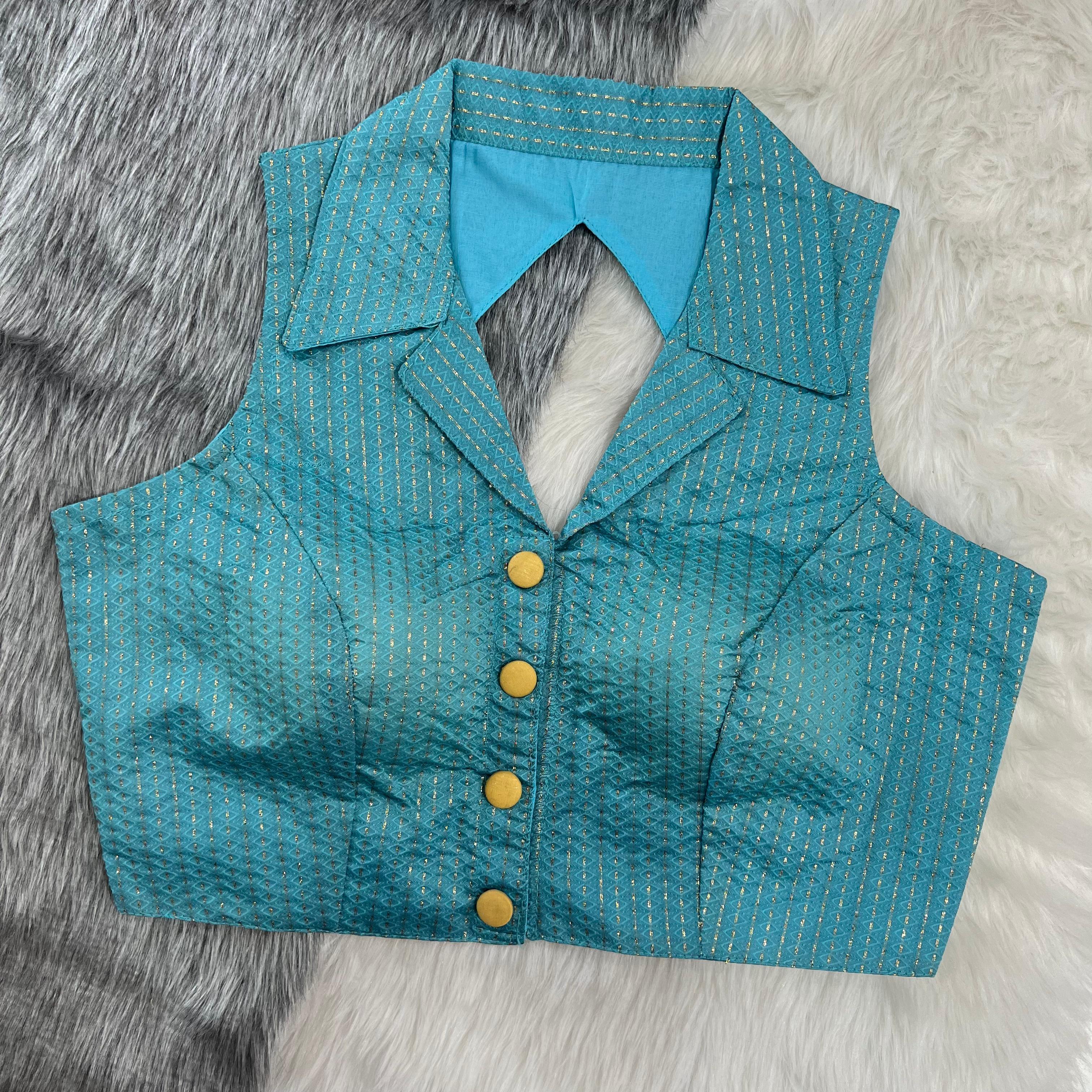 Part Wear New Shirt Collar Blouse - Anant Exports