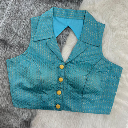 Part Wear New Shirt Collar Blouse - Anant Exports