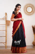 Beautiful Kanjiveram Silk Pure Zari HALF Saree with Blouse Along With Dupptta - Anant Exports
