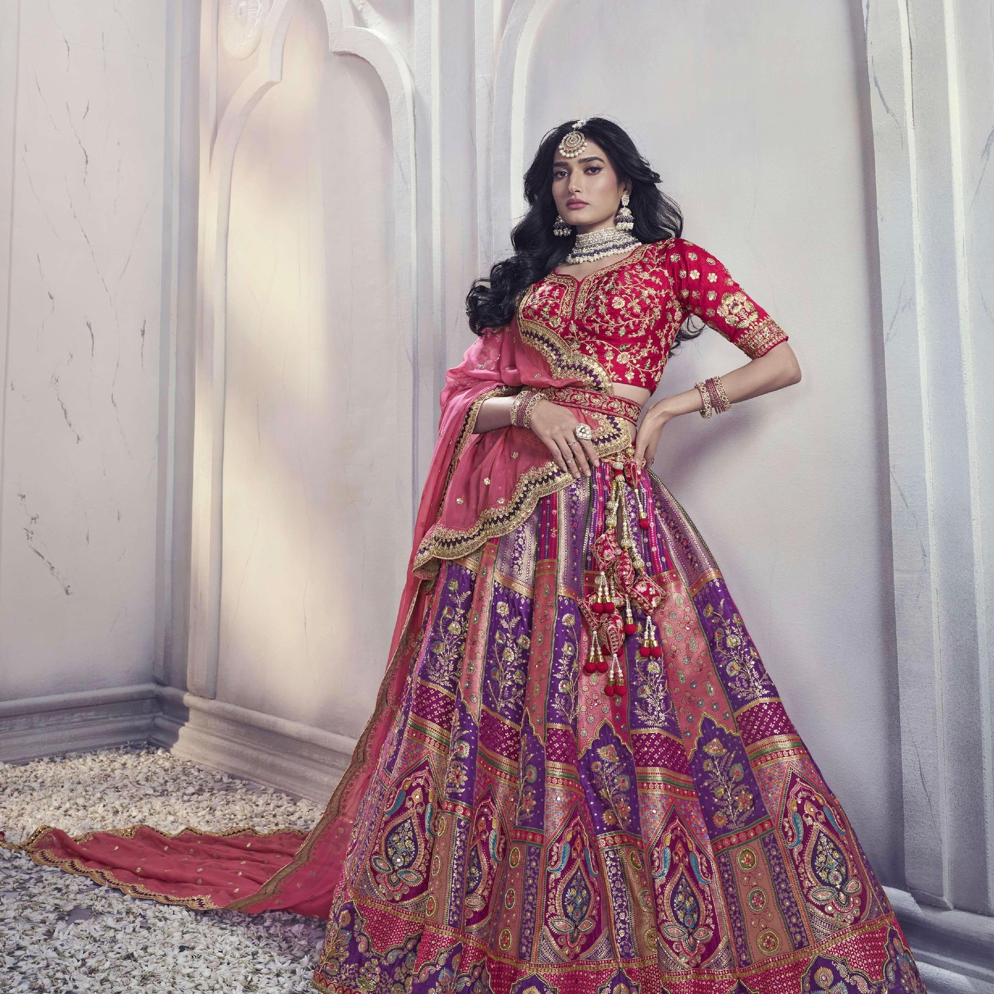 Designer Wedding Wear Latest Bridal Lehenga Choli