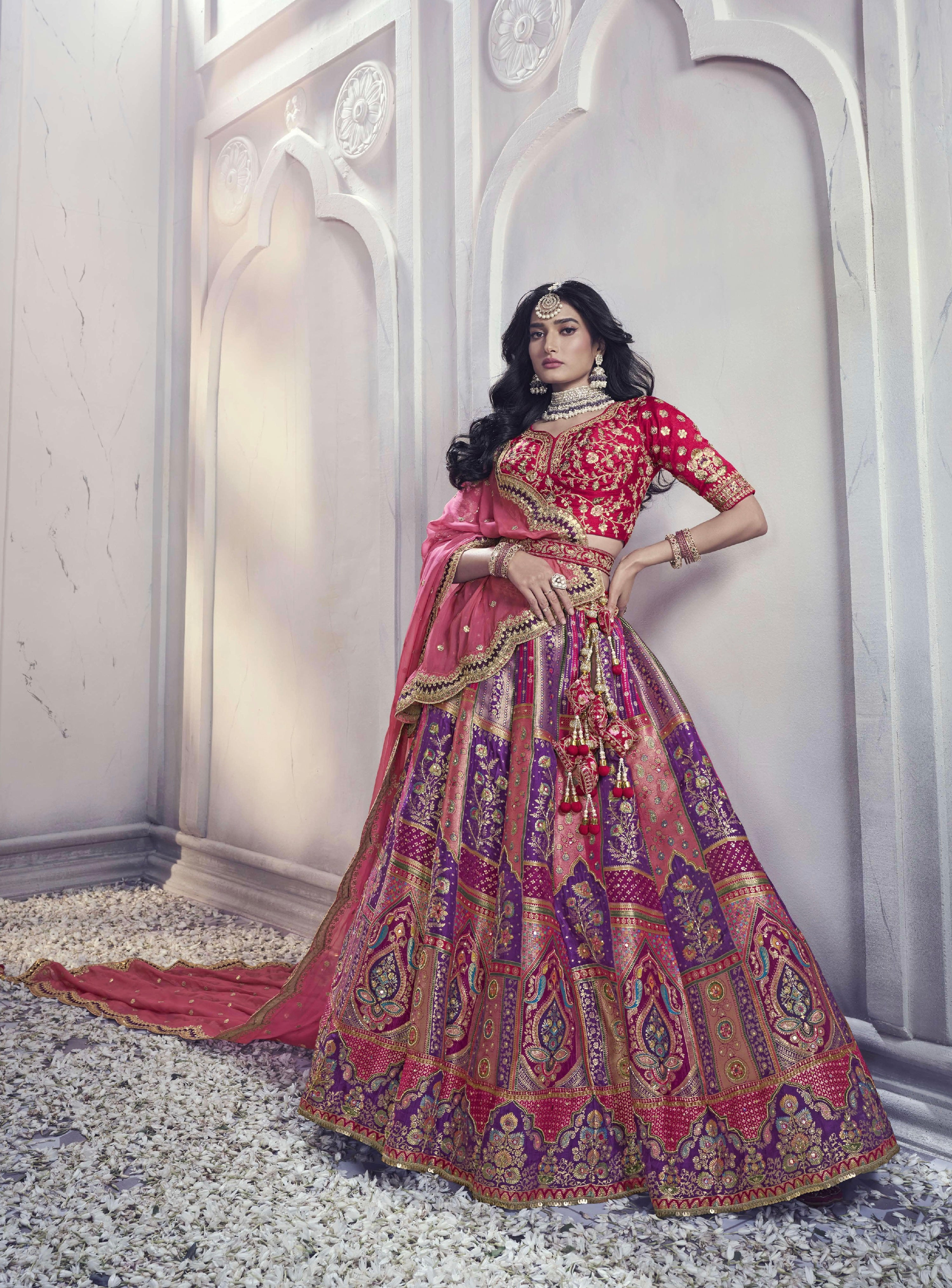 Designer Wedding Wear Latest Bridal Lehenga Choli