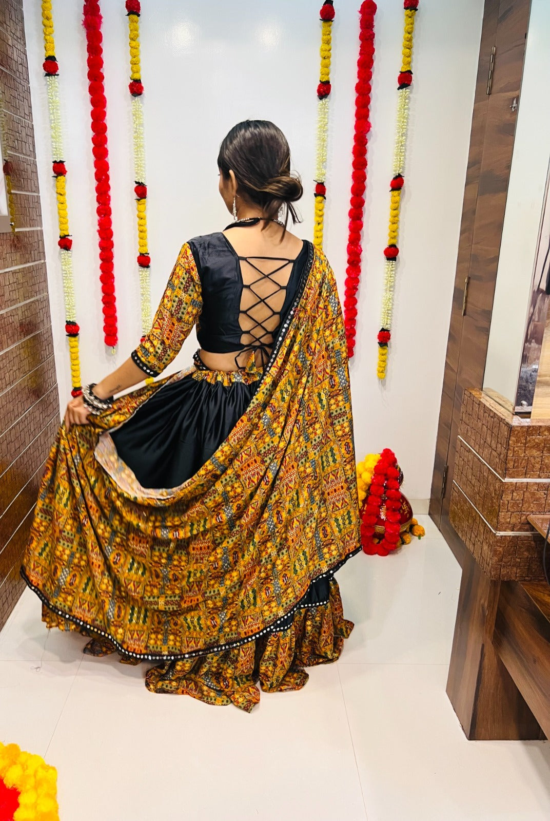Navratri Special Traditional Looks For Lehenga choli Dno 7056