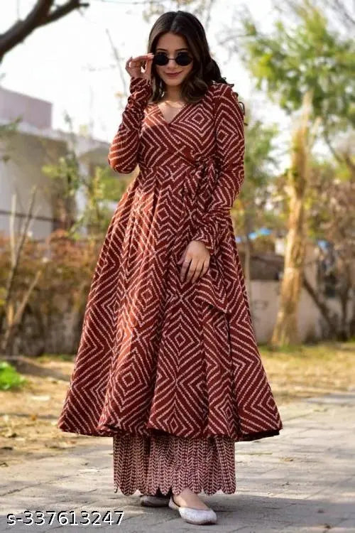 Anarkali Kurti Set