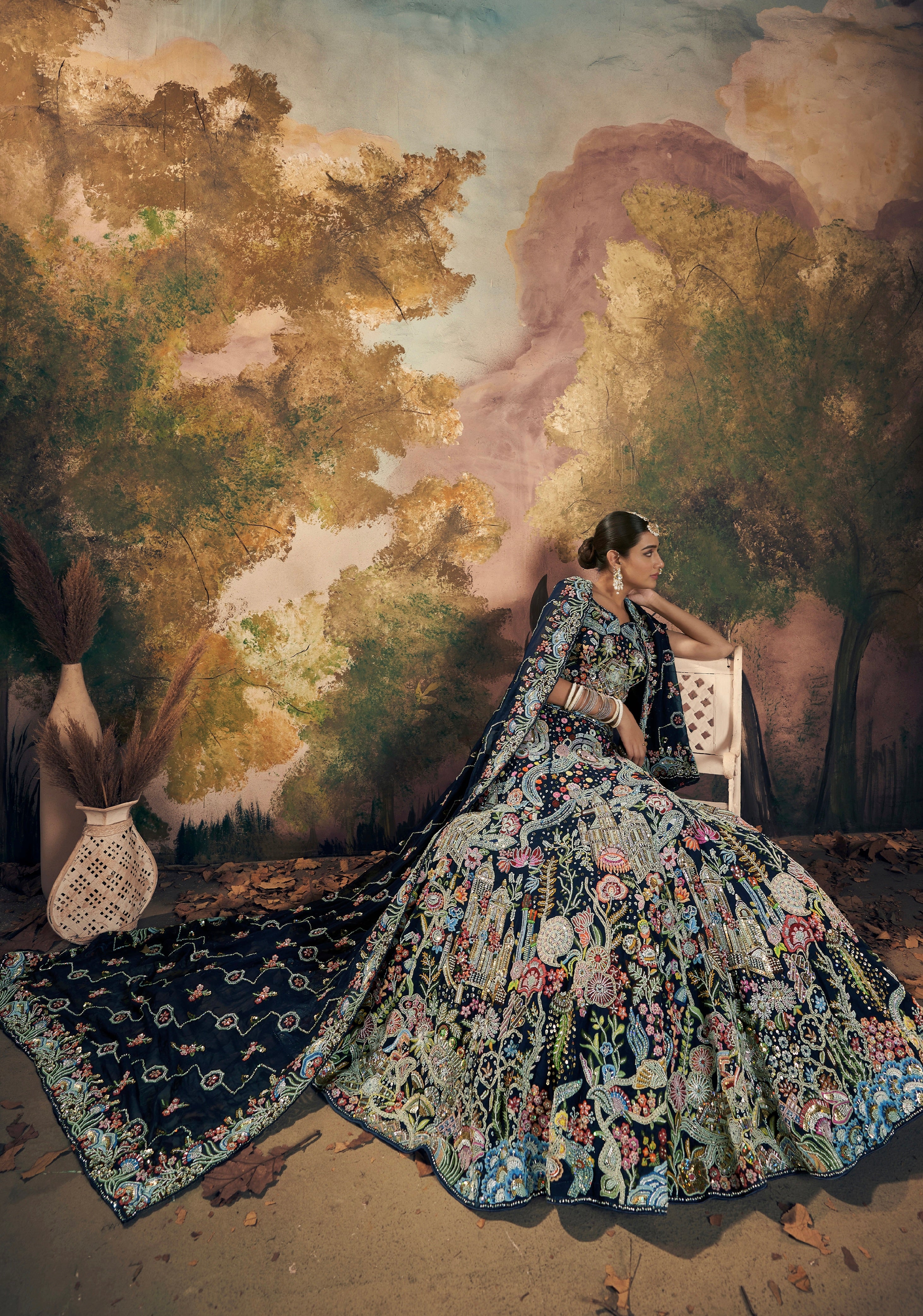 Beautiful Designer Wedding Wear Latest Bridal Lehenga Choli