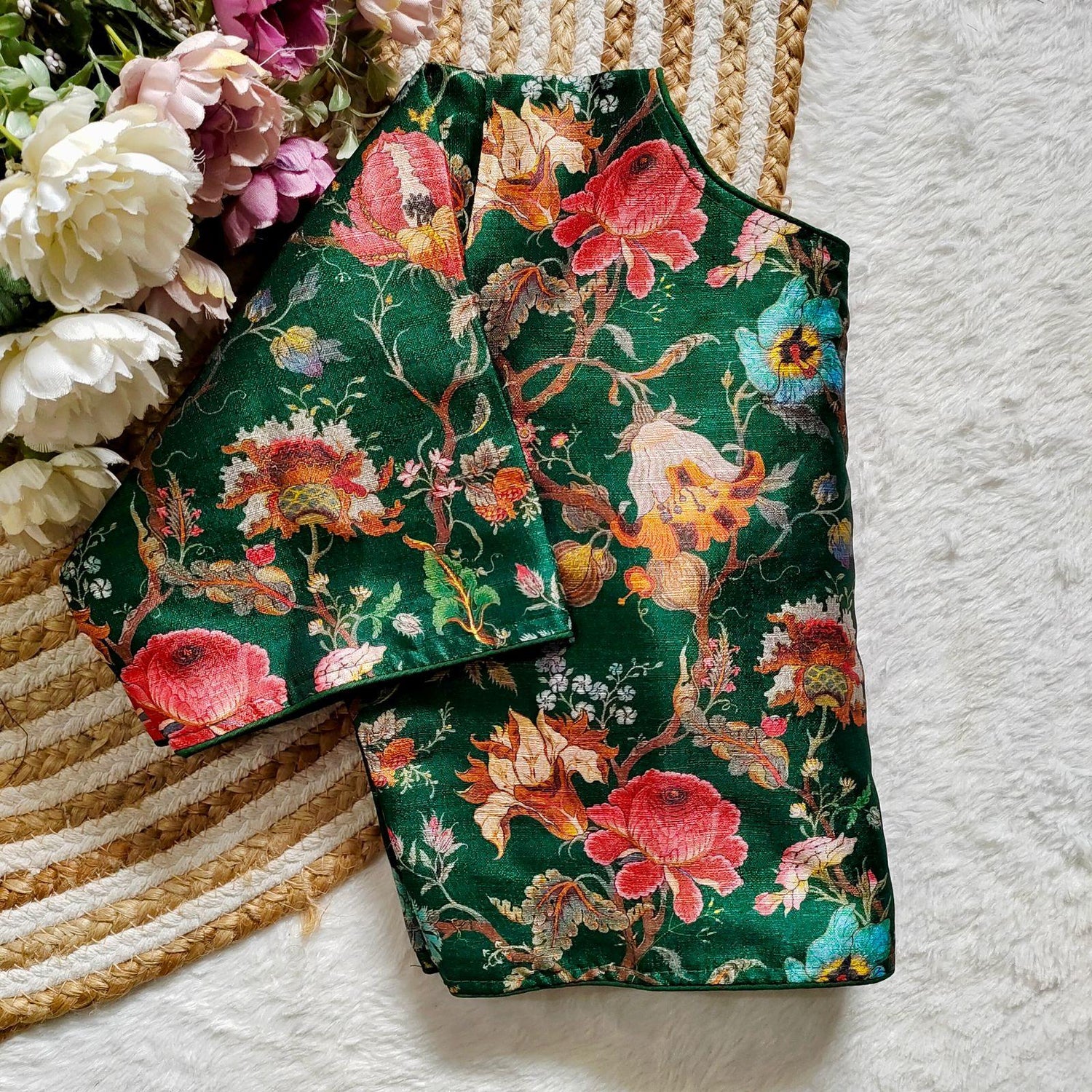 Beautiful Designer Decent Print Blouse - Anant Exports