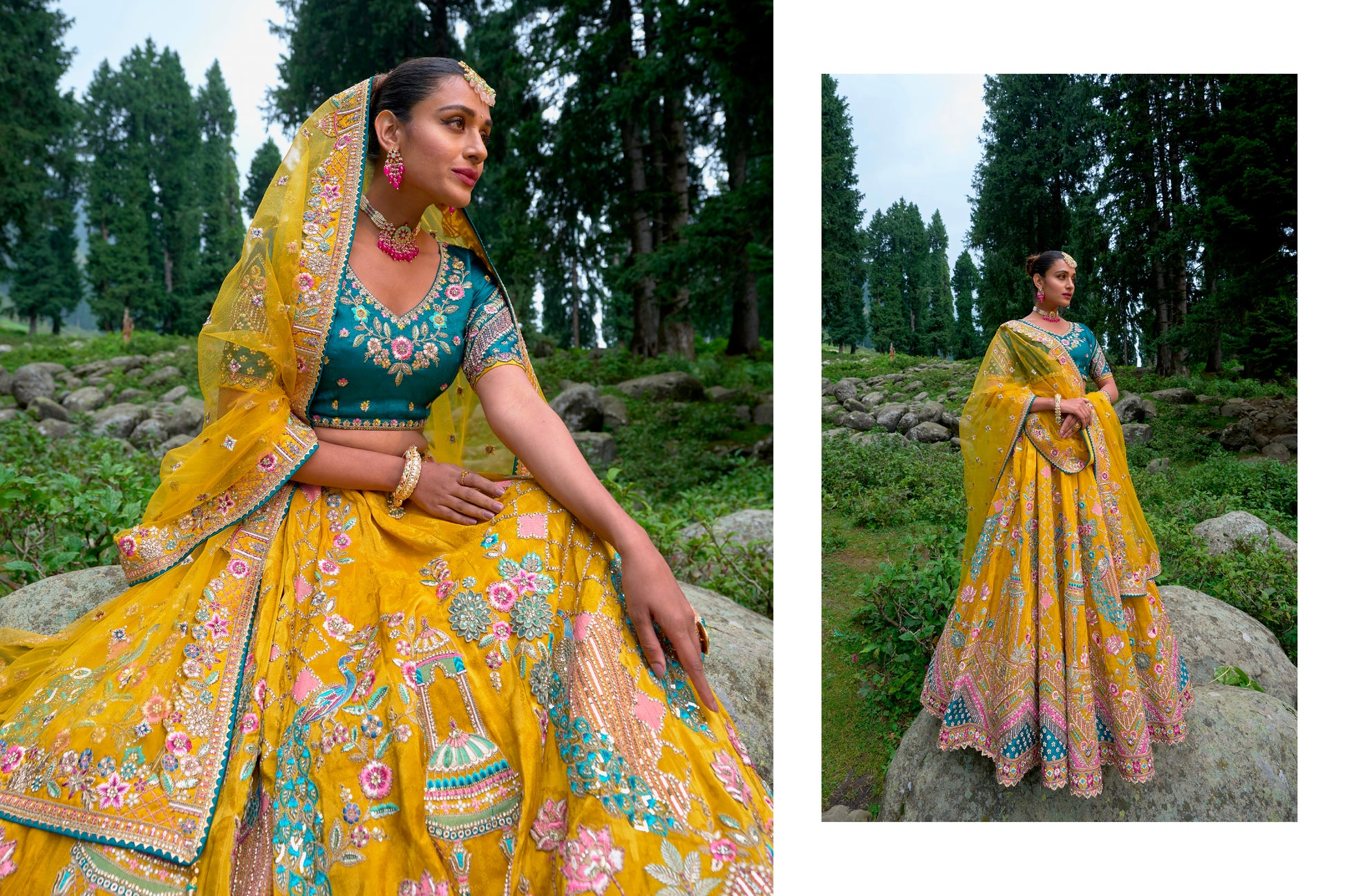 indo western lehenga choli