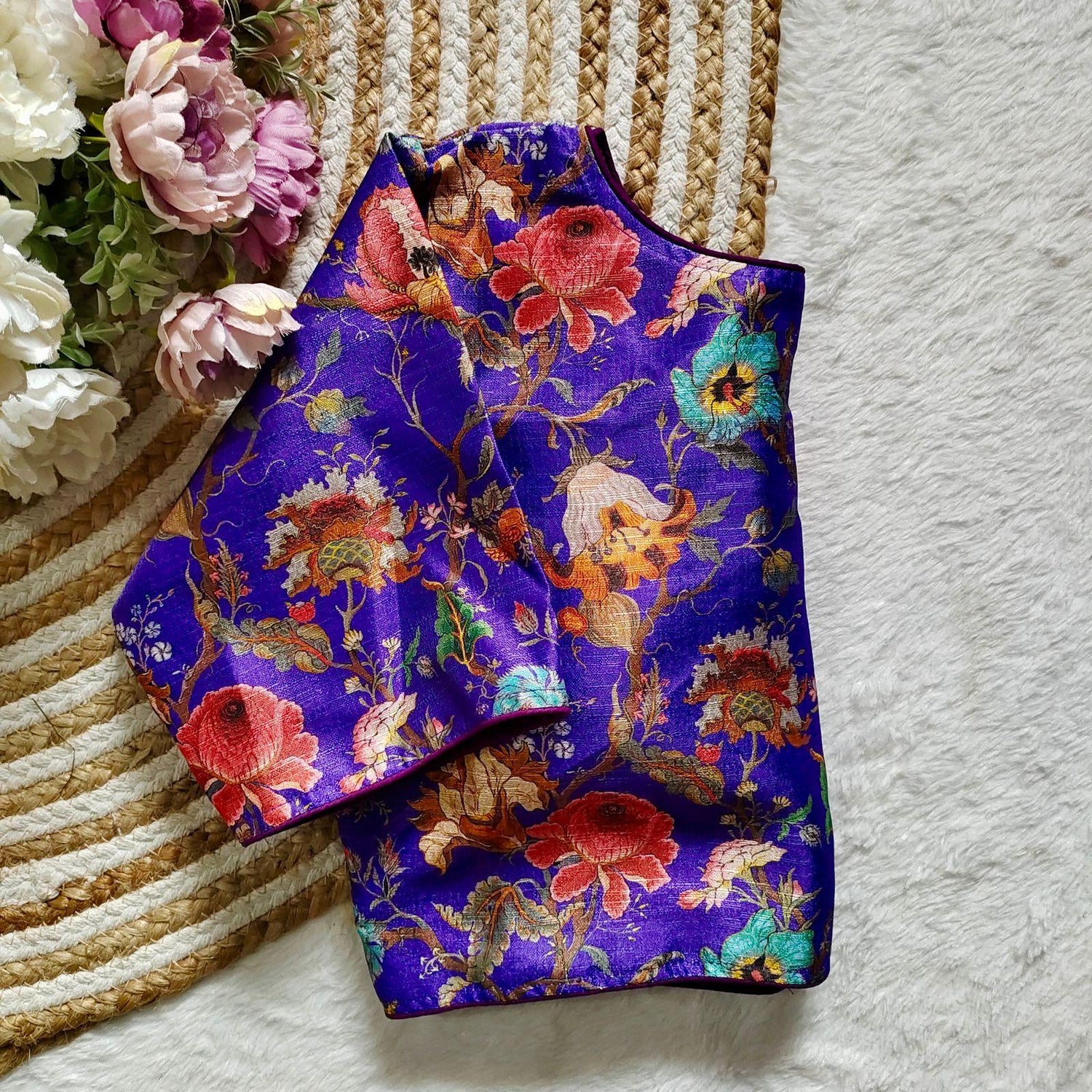 Beautiful Designer Decent Print Blouse - Anant Exports