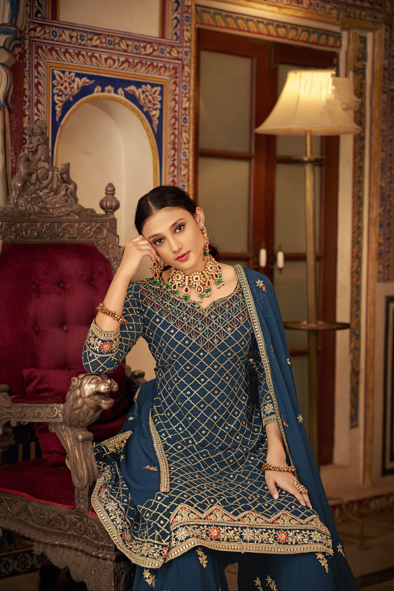 Designer Wedding Wear Latest Punjabi Style Salwar Suit