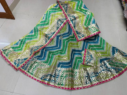 Rajasthani Traditional Bandhej Lehenga Chunni - Anant Exports
