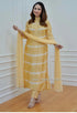 Beautiful Party Wear Pure Chanderi Silk Suit With Dupatta - Anant Exports