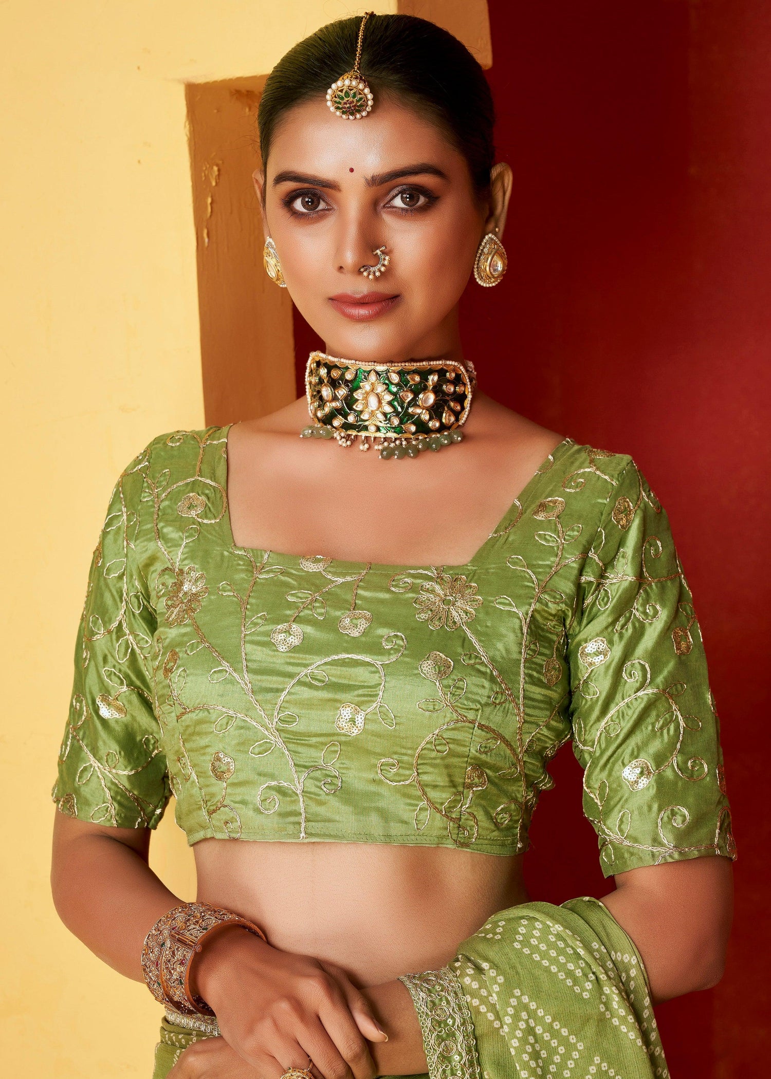 Beautiful Designer Occasion Wear Pure Chiffon Saree