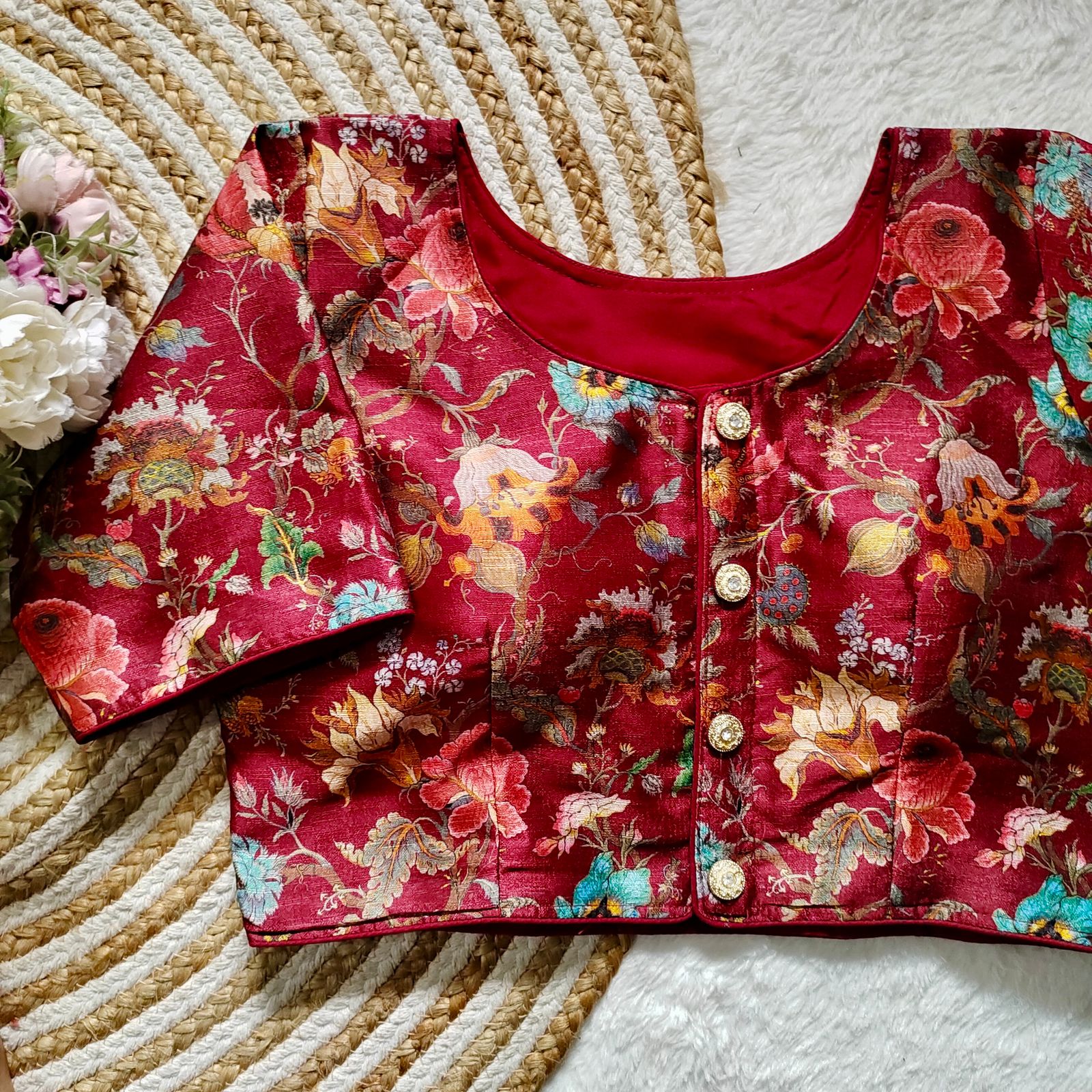 Beautiful Designer Decent Print Blouse