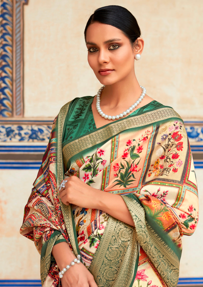 Luxurious Designer Saree in Dola Viscose for Special Occasions