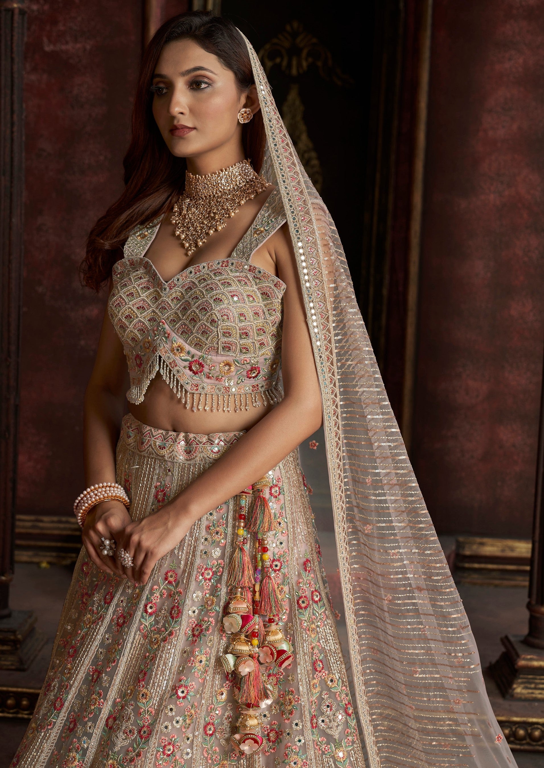 Beautiful Designer Wedding Wear Premium Bridal Lehenga