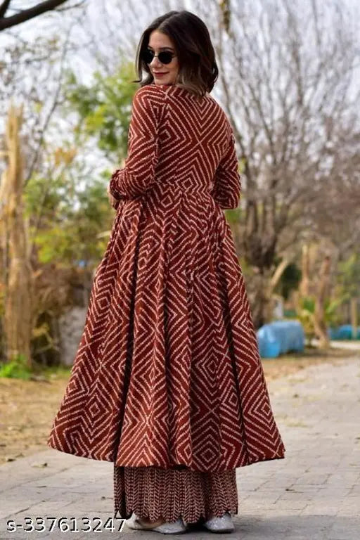 Anarkali Kurti Set