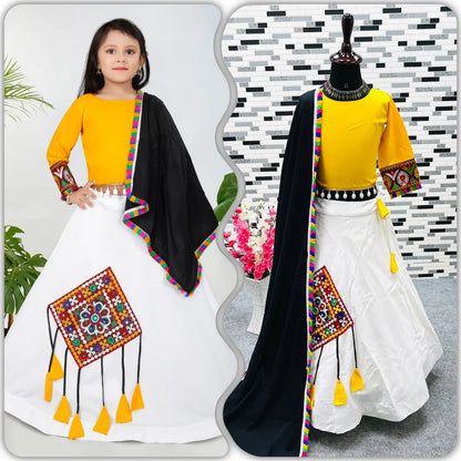 Kids Traditional Navratri Lehenga Choli - Anant Exports