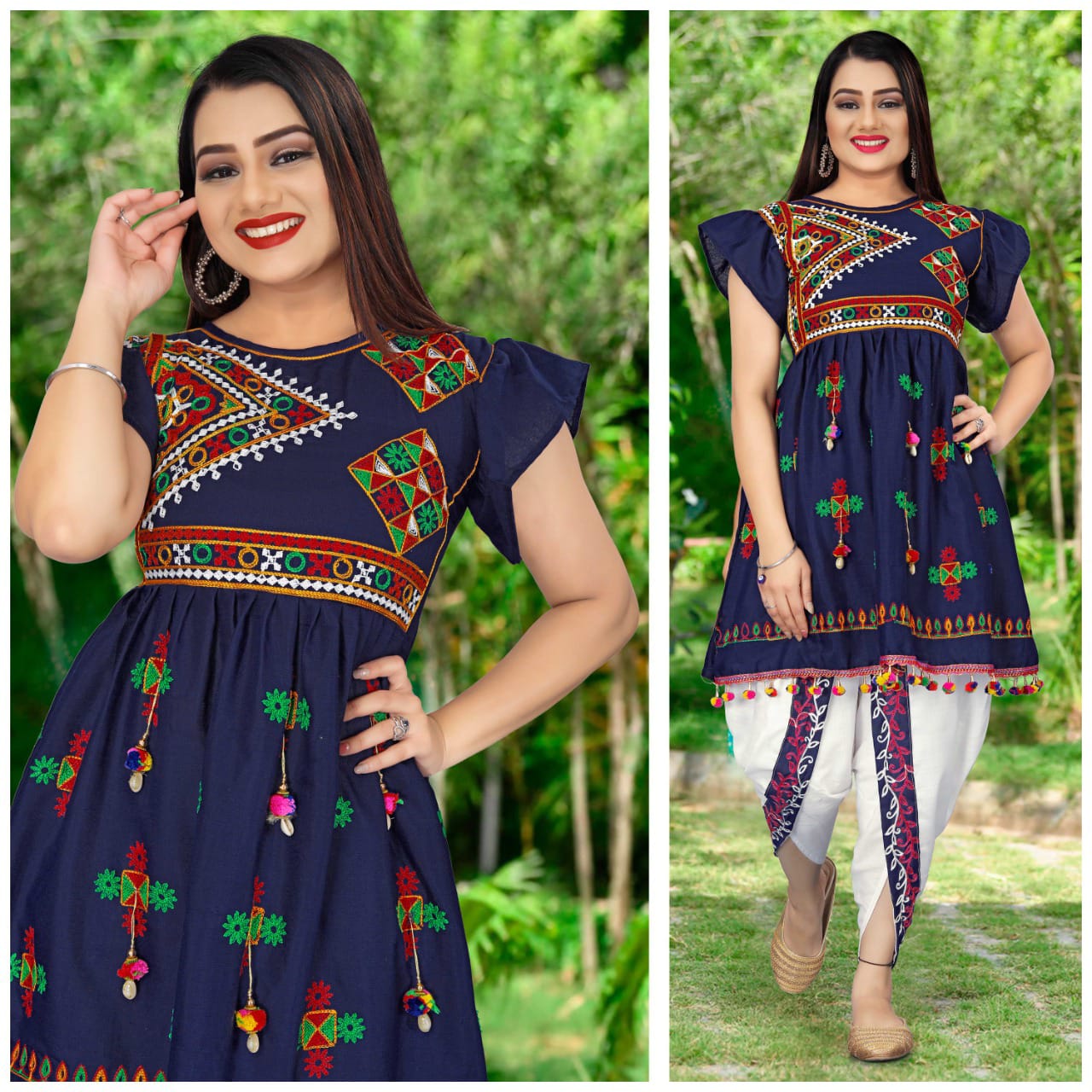 Beautiful Traditional Garba khediya Dress