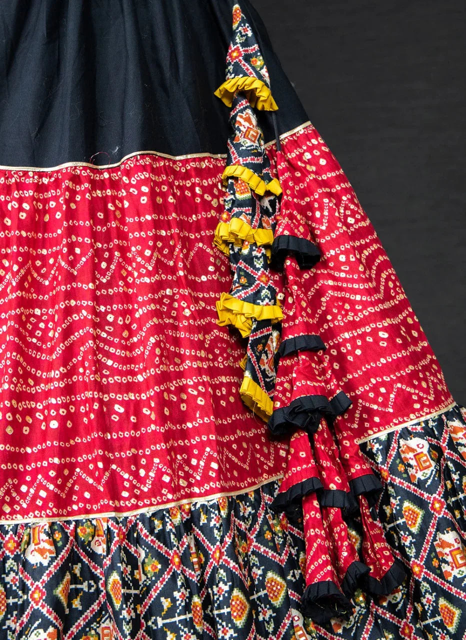 Navratri Special Traditional Looks For Patola Print Lehenga Choli D.no-1624 - Anant Tex Exports Private Limited