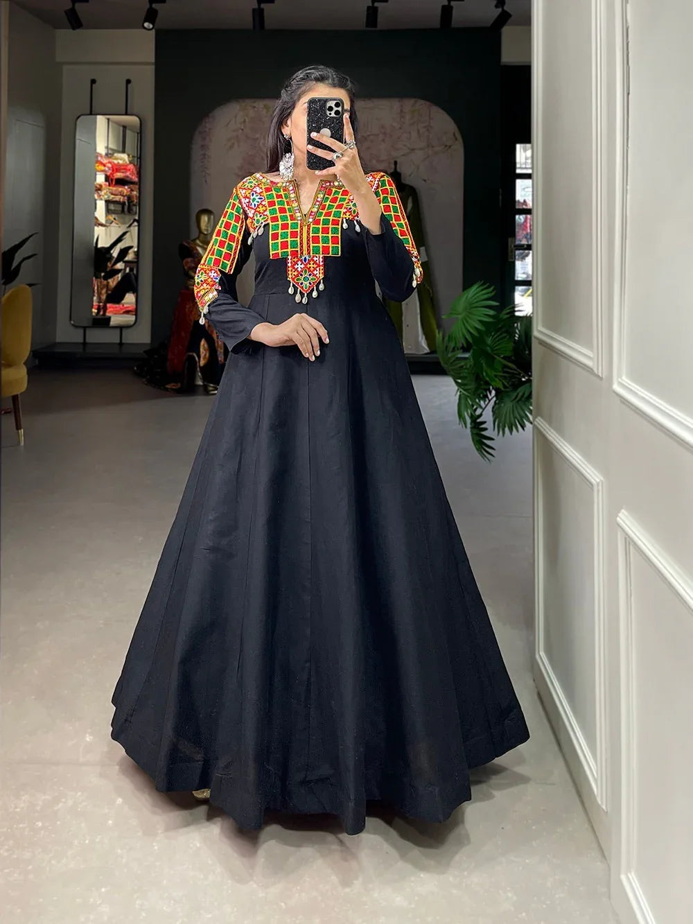 Navratri Special Traditional Looks For Lehenga choli Gamthi Work Dno 5701 - Anant Exports