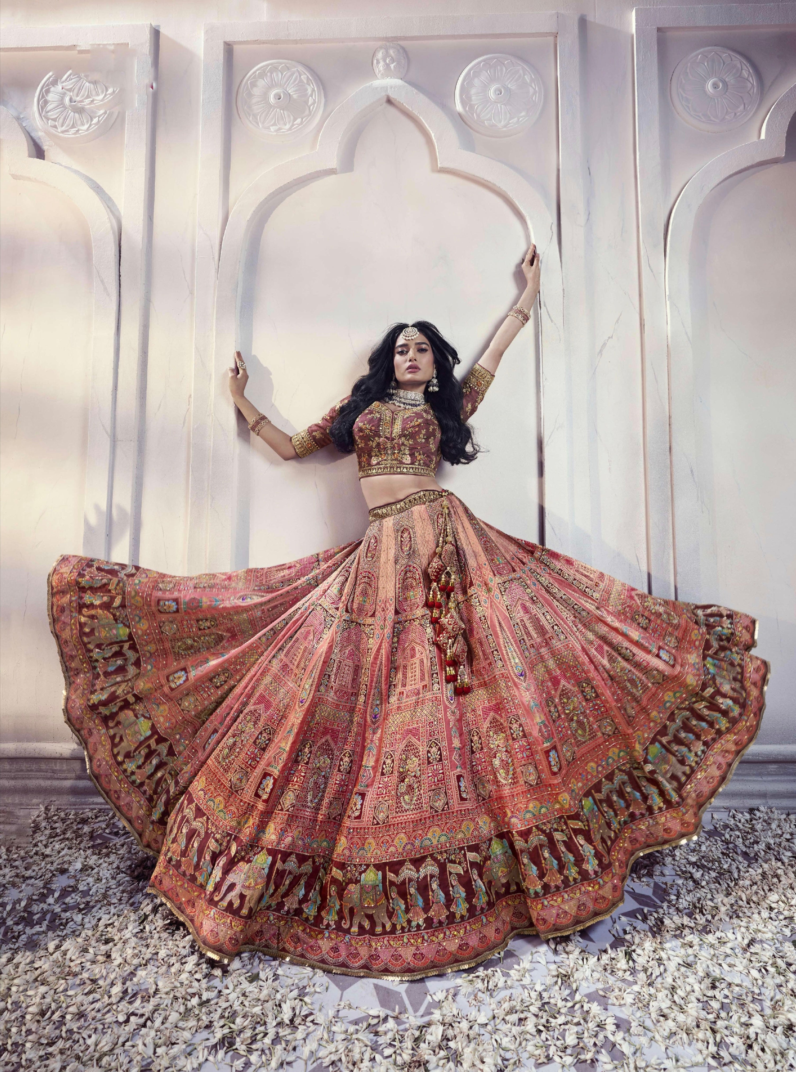 Designer Wedding Wear Latest Bridal Lehenga Choli