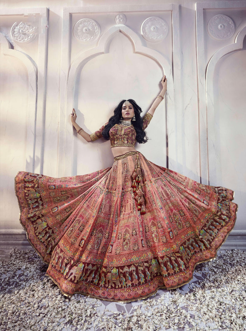 Designer Wedding Wear Latest Bridal Lehenga Choli