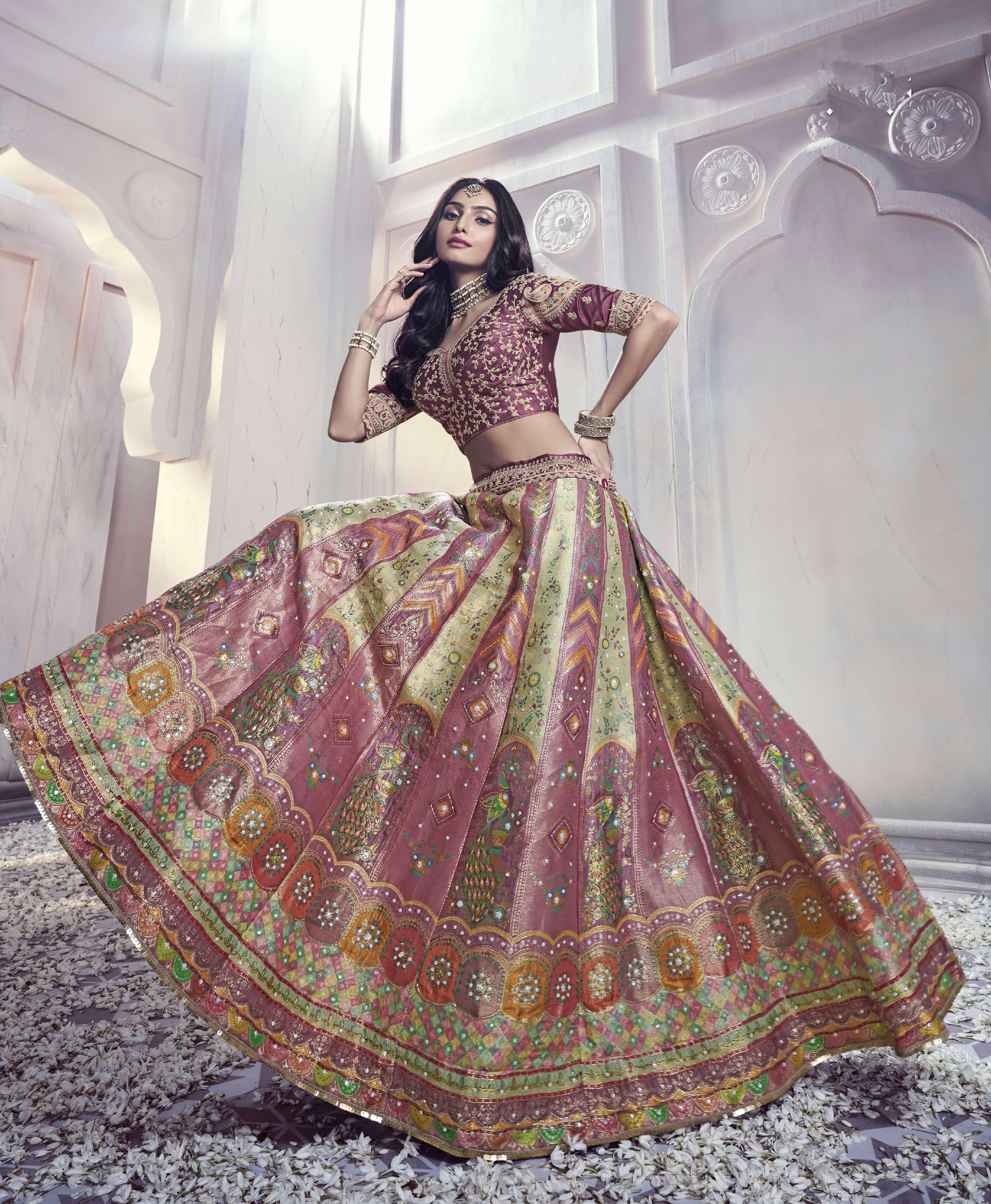 Designer Wedding Wear Latest Bridal Lehenga Choli