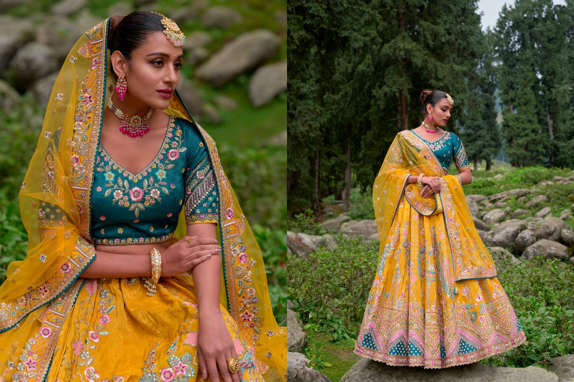 indo western lehenga choli