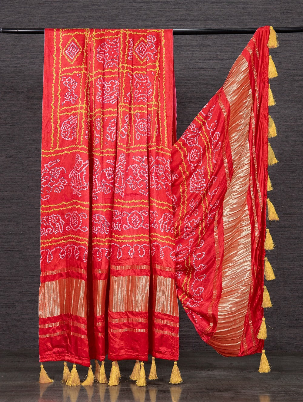 Designer Digital Print Gaji Modal Silk Duptta