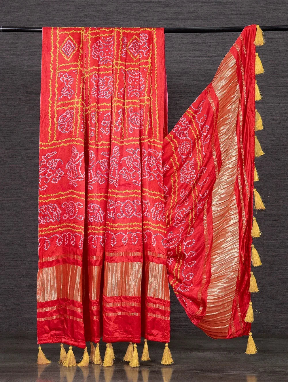 Designer Digital Print Gaji Modal Silk Duptta - Anant Exports